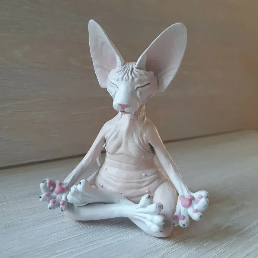 🔥Last Day Promotion🔥😻Sphynx Cat Meditate Yoga(BUY 2 FREE SHIPPING)