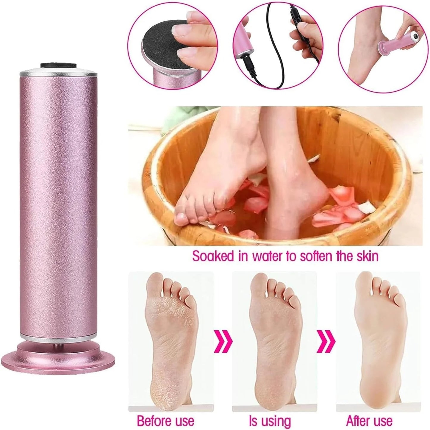 🔥Jing Yue™ Electric Foot Callus Remover (Buy 2 Free Shipping)